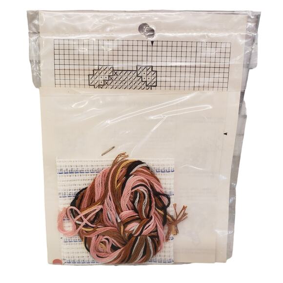 Stitch a Shirt Counted Cross Stitch Kit Vintage Banar Designs Woolworth - Picture 3 of 6